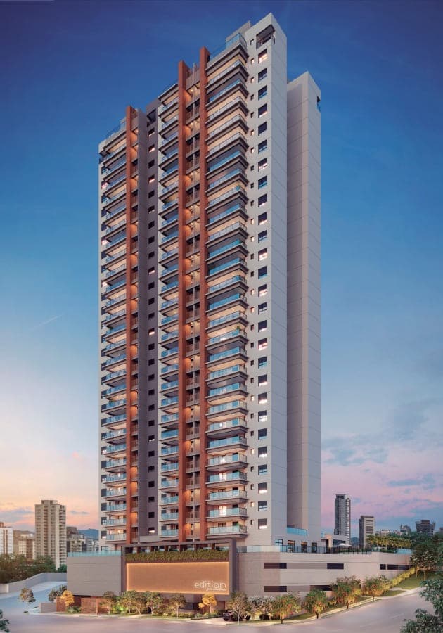 Fachada do Edition por Dubai